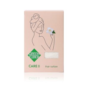 Тюрбан для волос Green Fiber CARE 8, молочный 6